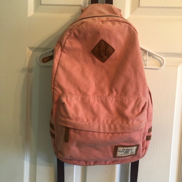 Pink Canvas Backpack - Picture 10 of 10